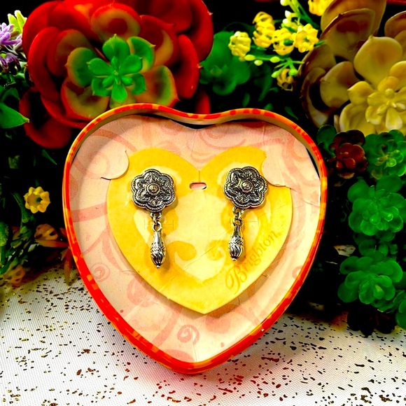 Brighton collectibles earrings Drop dangles brand new in tin - Picture 2 of 5